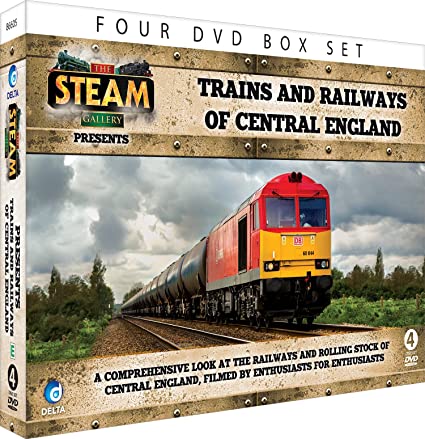 TRAINS AND RAILWAYS OF CENTRAL ENGLAND 4 DVD BOXSET - Click Image to Close